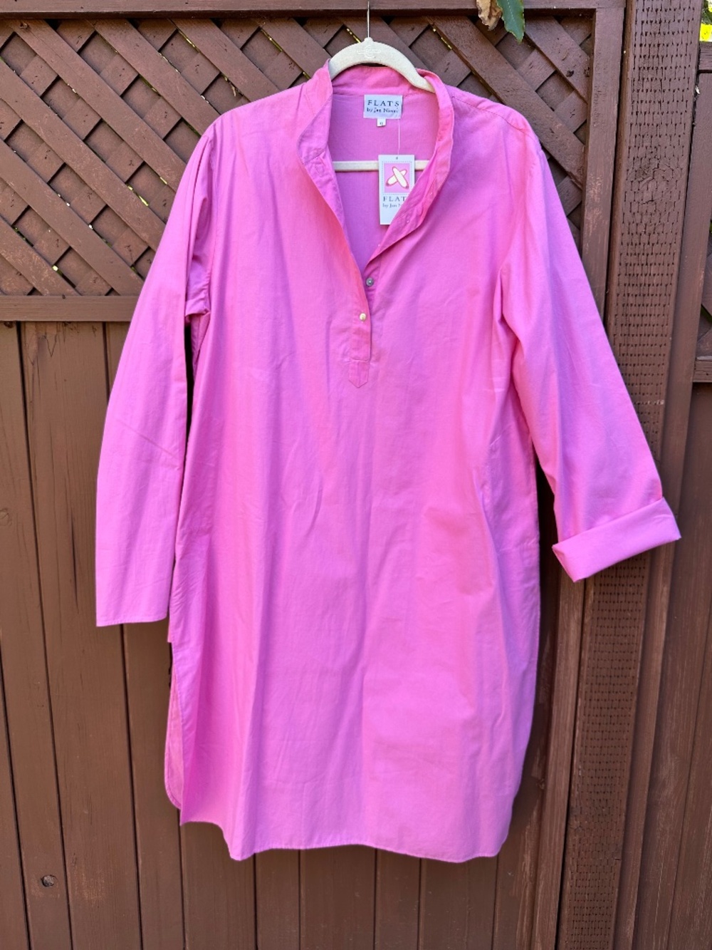 Flats by Jan Niemi Bubblegum Pink Dress NWT SZ L-XL